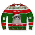 FUNSTUFFPRINT Grumpy Catmas Ugly Christmas Sweater, Christmas Sweater, Ugly Sweater, Funny Xmas Sweaters Ugly Sweater