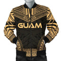 FUNSTUFFPRINT Guam Polynesian Chief Men's Bomber Jacket