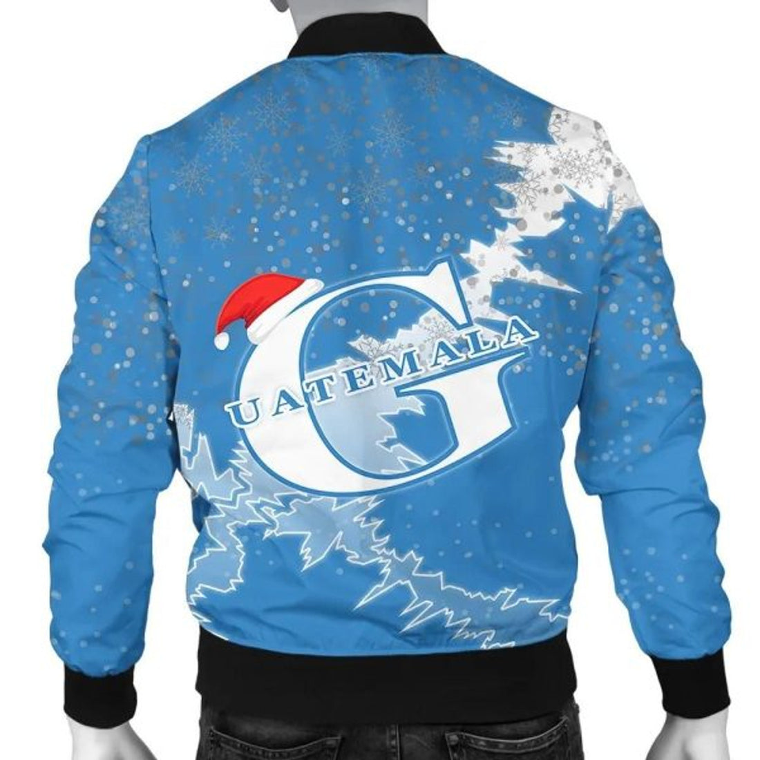FUNSTUFFPRINT Guatemala Christmas Coat Of Arms Men 3D Bomber Jacket