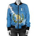 FUNSTUFFPRINT Guatemala Christmas Coat Of Arms Women Bomber Jacket Style 3D Bomber Jacket