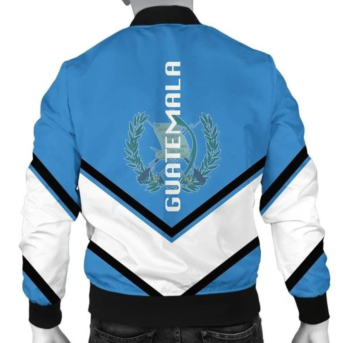 FUNSTUFFPRINT Guatemala Coat Of Arms Men Bomber Jacket Lucian Style Bomber Jacket