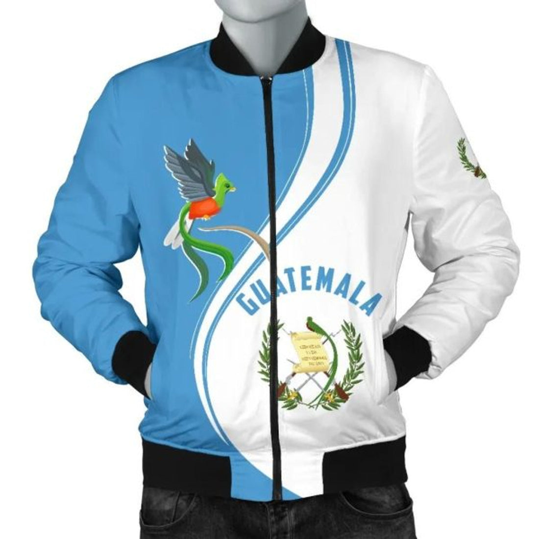 FUNSTUFFPRINT Guatemala Men Bomber Jacket - Generation Bomber Jacket
