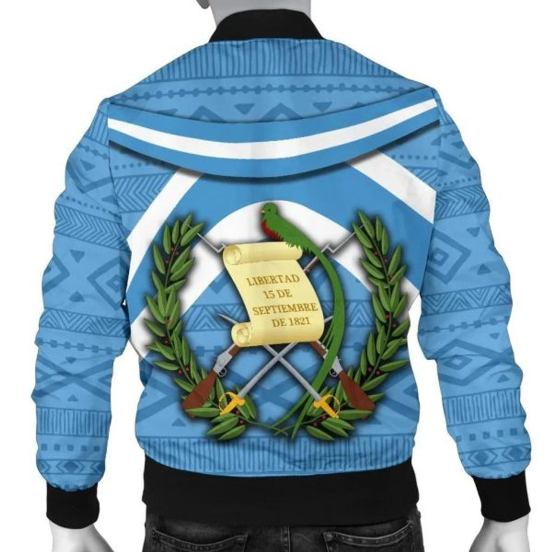FUNSTUFFPRINT Guatemala Men Bomber Jacket - Vibes Version Bomber Jacket