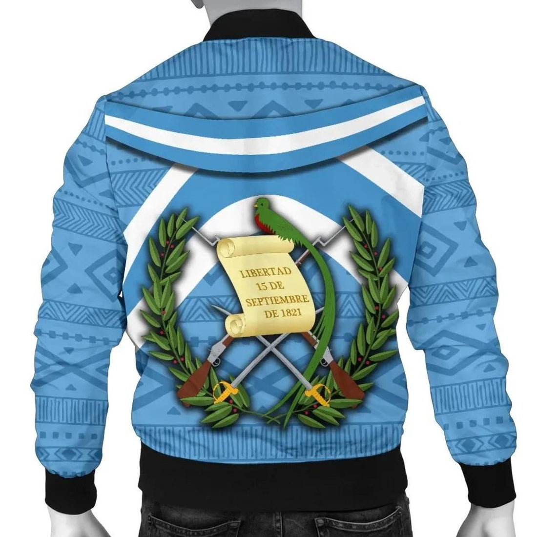 FUNSTUFFPRINT Guatemala Men Bomber Jacket - Vibes Version 3D Bomber Jacket