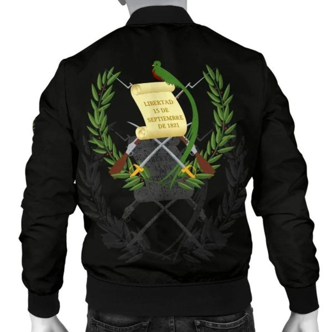 FUNSTUFFPRINT Guatemala Men's 3D Bomber Jacket