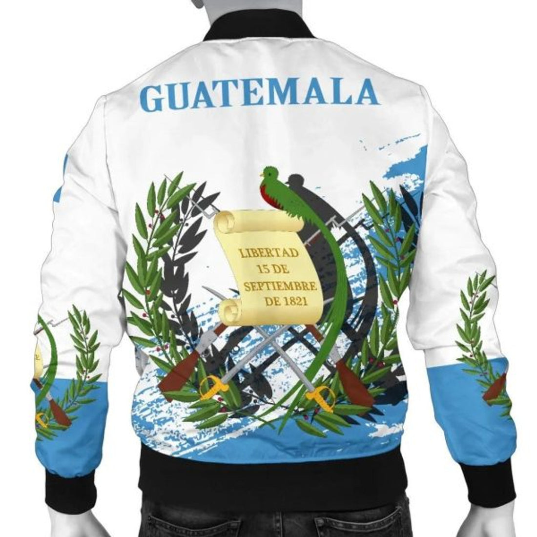FUNSTUFFPRINT Guatemala Special Men's 3D Bomber Jacket