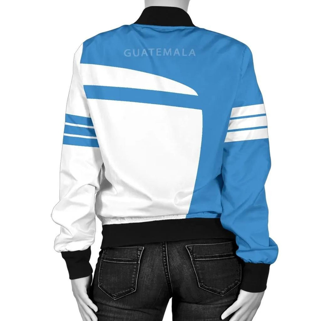 FUNSTUFFPRINT Guatemala Sport Women's Bomber Jacket - Premium Style 3D Bomber Jacket