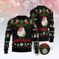 FUNSTUFFPRINT Guinea Pig Be Jolly Ugly Christmas Sweater, Christmas Sweater, Ugly Sweater, Funny Xmas Sweaters Ugly Sweater