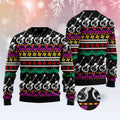 FUNSTUFFPRINT Guitar Christmas Ugly Christmas Sweater, Christmas Sweater, Ugly Sweater, Funny Xmas Sweaters Ugly Sweater