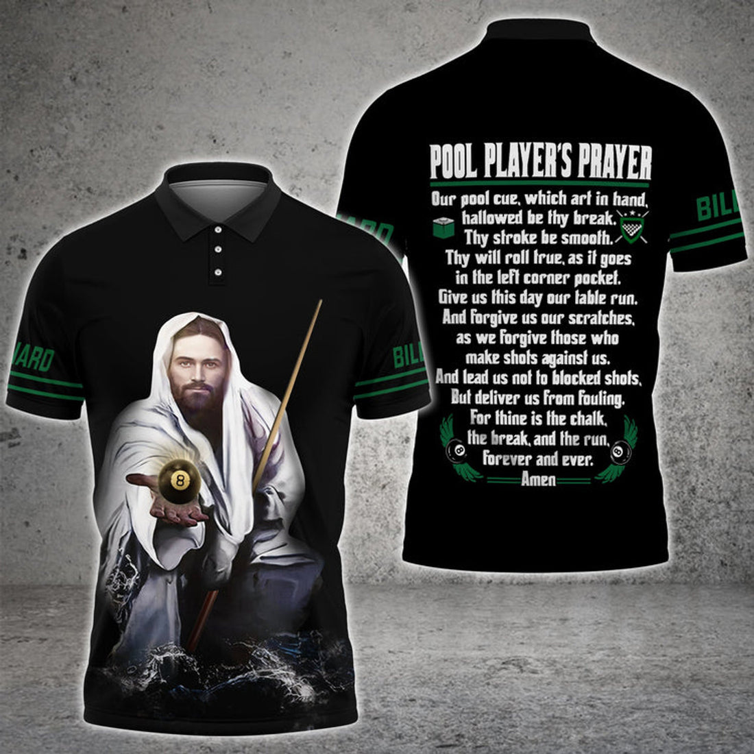 God And Pool Player'S Prayer Unisex Shirt