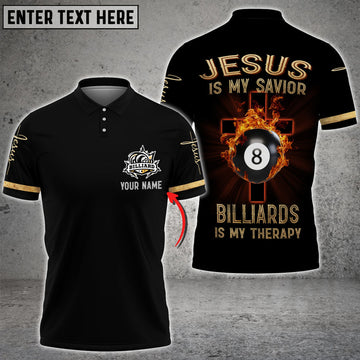 Custom Billiard Jesus Billiards Ball 8 Personalized Unisex Shirt