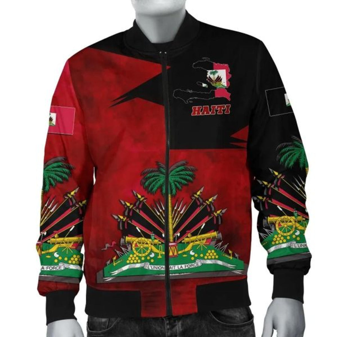FUNSTUFFPRINT Haiti 1964 3D Bomber Jacket