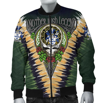 FUNSTUFFPRINT Halloween Zombie Pattern Print Mens 3D Bomber Jacket