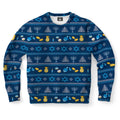 FUNSTUFFPRINT Hanukkah Pattern Ugly Christmas Sweater, Christmas Sweater, Ugly Sweater, Funny Xmas Sweaters Ugly Sweater