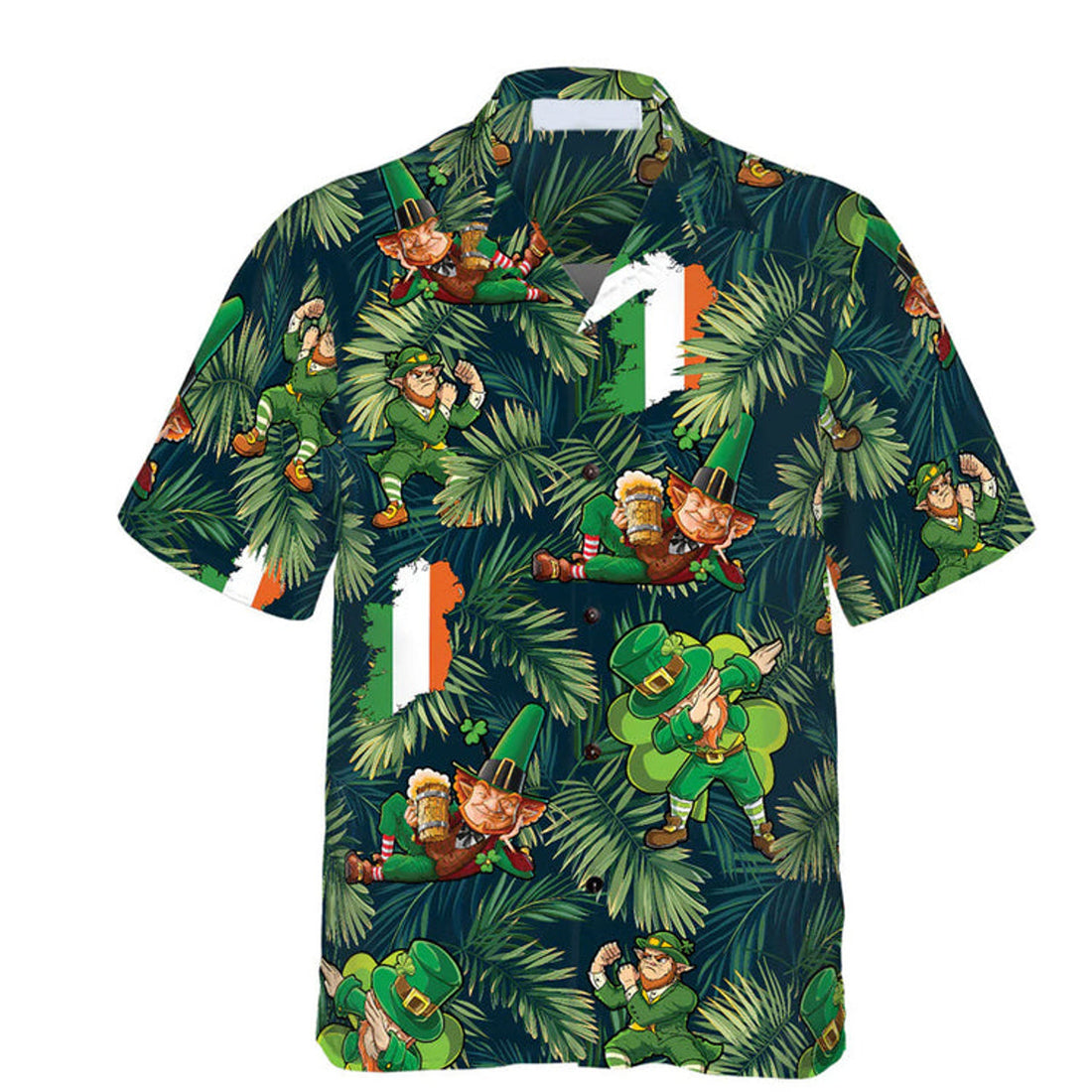 Happy Saint Patrick's Day Irish Leprechaun Hawaiian Shirt