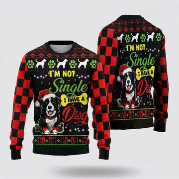 FUNSTUFFPRINT Happy Bernese Dog Ugly Christmas Sweater For Men And Women, Gift For Christmas, Best Winter Christmas Outfit Ugly Sweater