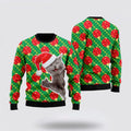 FUNSTUFFPRINT Happy Cat With Ornarment Christmas Ball Ugly Christmas Sweater For Men And Women, Best Gift For Christmas, Christmas Fashion Winter  Ugly  Sweater