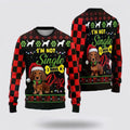 FUNSTUFFPRINT Happy Dachshund Dog Ugly Christmas Sweater For Men And Women, Gift For Christmas, Best Winter Christmas Outfit Ugly Sweater