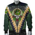 FUNSTUFFPRINT Hara or O'Hara Ireland Bomber Jacket - GD Irish Legend Shamrock V Tie-Dye 3D Bomber Jacket