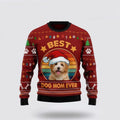 FUNSTUFFPRINT Havanese Best Dog Mom Ever Ugly Christmas Sweater For Men And Women, Gift For Christmas, Best Winter Christmas Outfit Ugly Sweater