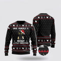 FUNSTUFFPRINT Have Yourself A Meowy Little Christmas Black Cat Ugly Christmas Sweater – Cat Lover Christmas Sweater Ugly  Sweater