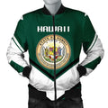 FUNSTUFFPRINT Hawaii Coat Of Arms Men Bomber Jacket Lucian Style 3D Bomber Jacket