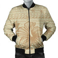 FUNSTUFFPRINT Hawaii Hibiscus Plumeria Kanaka Polynesian Vintage Bomber Jacket - AH - R 3D Bomber Jacket