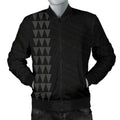FUNSTUFFPRINT Hawaii Kakau Polynesian Anchor Personalized Men's Bomber Jacket - Grey - AH - 3D Bomber Jacket