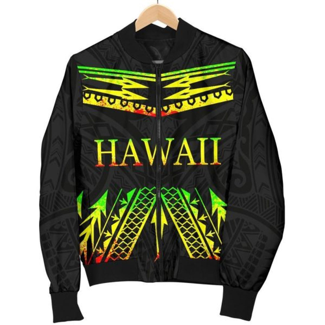 FUNSTUFFPRINT Hawaii Polynesia Men's Bomber Jacket - Bomber Jacket