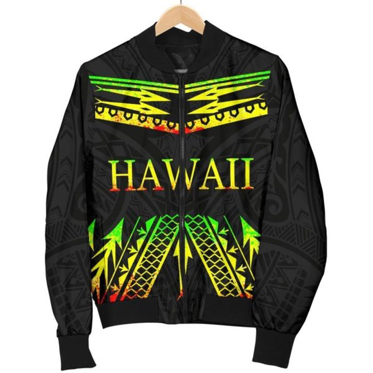 FUNSTUFFPRINT Hawaii Polynesia Men's Bomber Jacket - Bomber Jacket