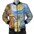FUNSTUFFPRINT Hawaii The Girl Surfing Wave Bomber Jacket - AH - R Bomber Jacket