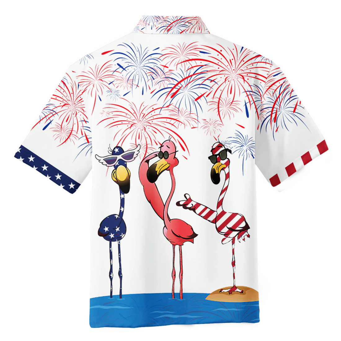 Flamingo Hawaiian Shirt, Independence Day Is Coming Gift, Funny Flamingo Hawaii Aloha Shirt Full Print