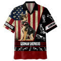 German shepherd american hawaiian shirt, Summer Gift for Dog lovers