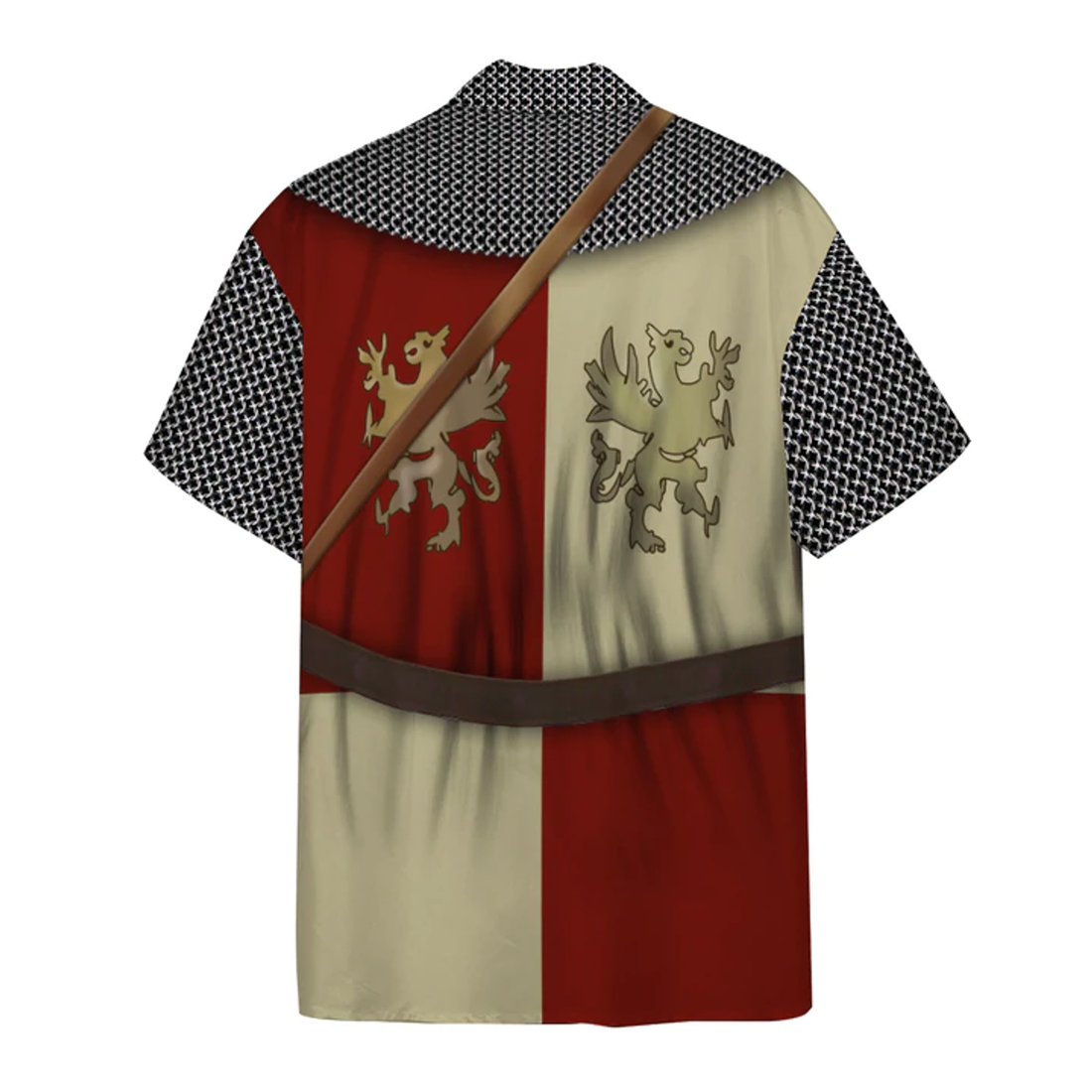 3D Polish Knight Custom Short Sleeve Shirt, Hawaiian shirt for men, women