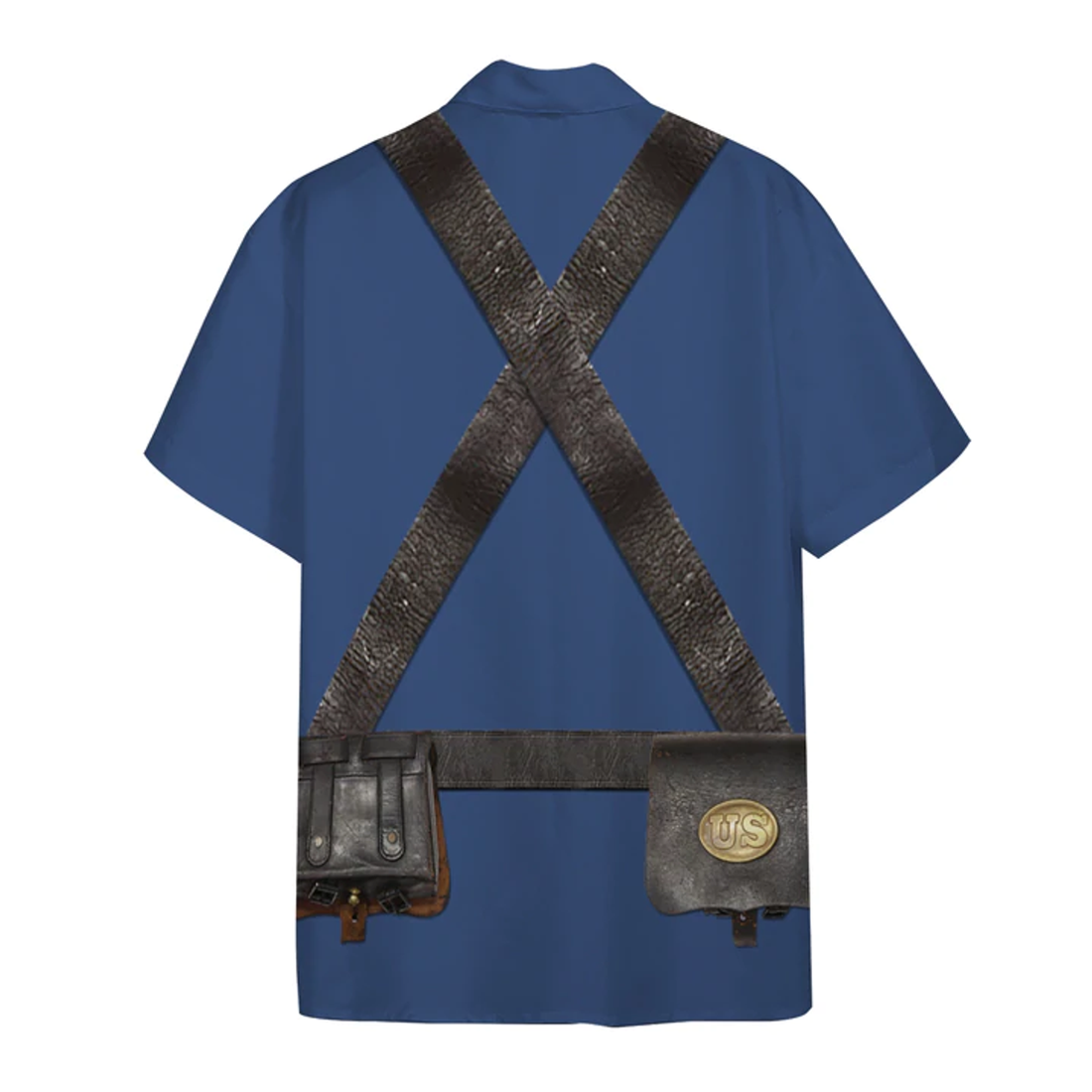 3D Union Infantry Uniform in Civil War Custom Short Sleeve Shirt, Hawaiian shirt for men, women