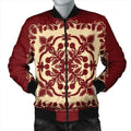 FUNSTUFFPRINT Hawaiian Palm Tree Quilt Vintage Bomber Jacket - AH - JR Bomber Jacket