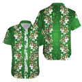 Hawaiian Aloha Shirts Irish St Patrick's Day Leprechaun Shamrock