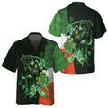 Hawaiian Aloha Shirts St Patrick's Day Irish Grim Reaper