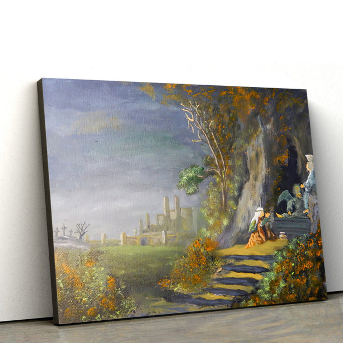 He Is Risen Empty Tomb Canvas Pictures - Easter Canvas - Christian Canvas Wall Art