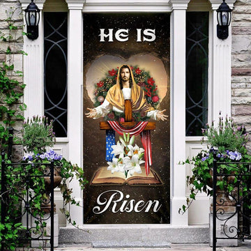 He Is Risen Jesus Christ Door Cover, Christian Door Decor, Door Christian Church, Christian Door Plaques