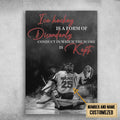 Custom Hockey Poster, Ice Hockey Is A Form Of Disorderly Customized Personalized NAME/NUMBER Poster and Canvas