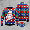 FUNSTUFFPRINT Home For Christmas Maine Ugly Christmas Sweater, Christmas Sweater, Ugly Sweater, Funny Xmas Sweaters Ugly Sweater