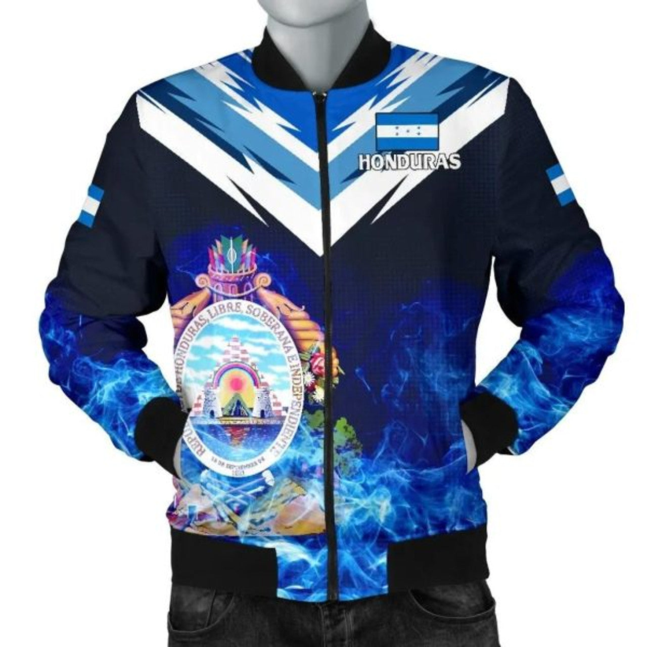 FUNSTUFFPRINT Honduras Men's Bomber Jacket New Release Bomber Jacket