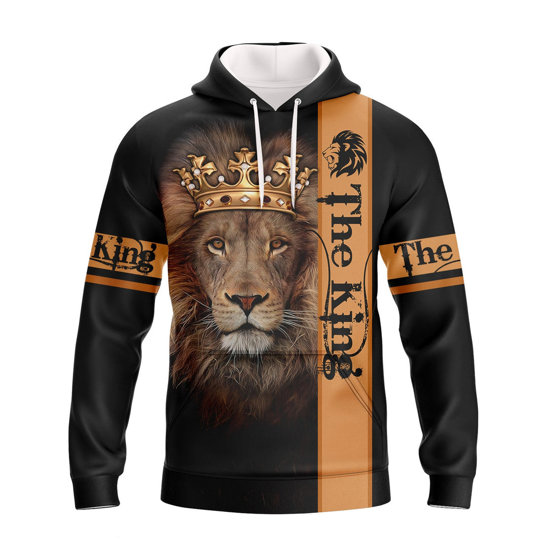 FUNSTUFFPRINT The King Full Print 3D Hoodie and Zip Hoodie