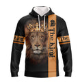 FUNSTUFFPRINT The King Full Print 3D Hoodie and Zip Hoodie