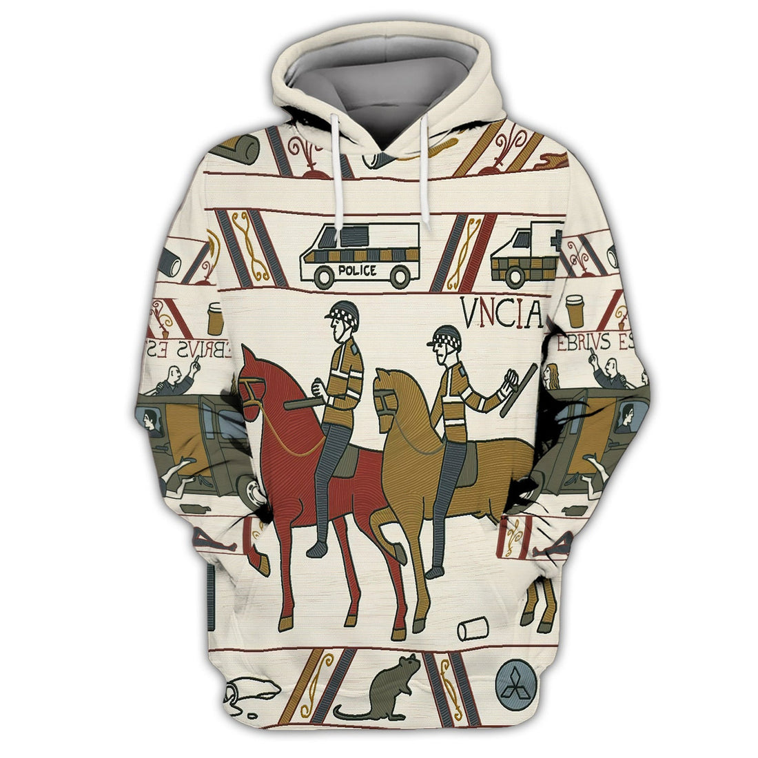 FUNSTUFFPRINT Bayeux Kicking Out Time Shirt 3D Hoodie and Zip Hoodie