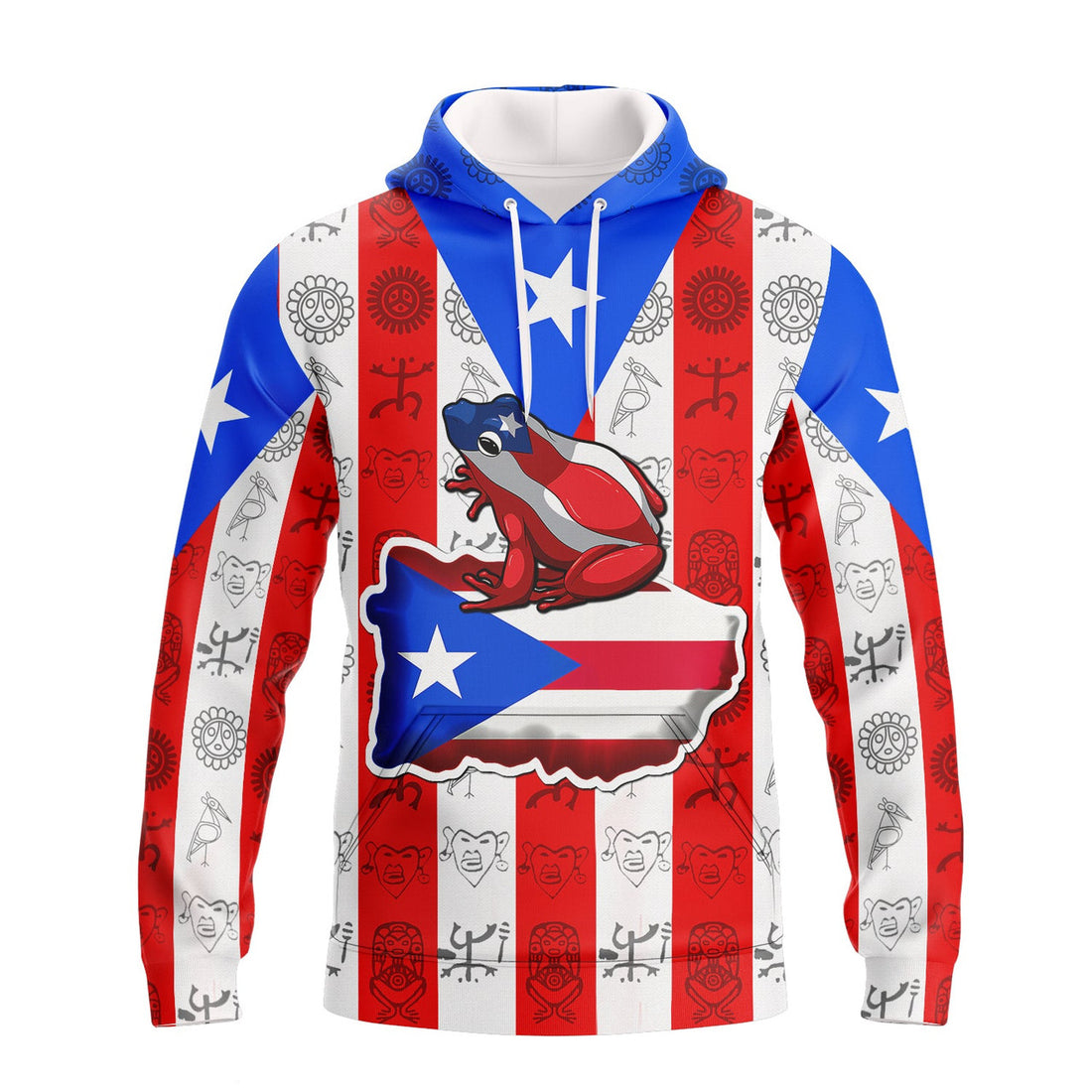 FUNSTUFFPRINT PUERTO RICO 3D Hoodie and Zip Hoodie
