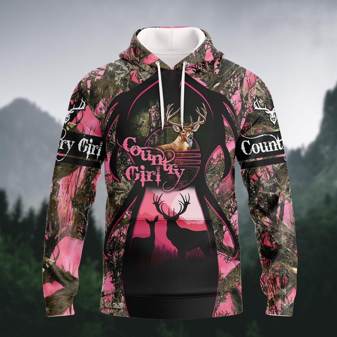 FUNSTUFFPRINT Hunting - Full Print 3D Hoodie and Zip Hoodie