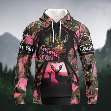 FUNSTUFFPRINT Hunting - Full Print 3D Hoodie and Zip Hoodie