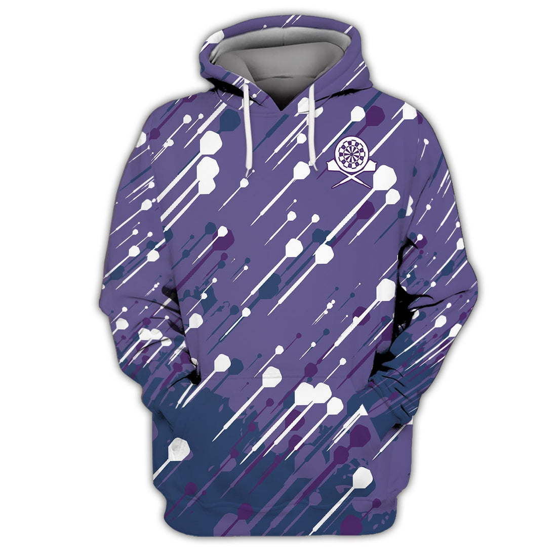 FUNSTUFFPRINT Darts Team, Just The Tip 3D Hoodie and Zip Hoodie
